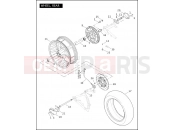 WHEEL, REAR - Harley-Davidson CVO SOFTAIL CONVERTIBLE - FLSTSE2 2011