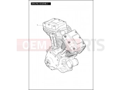 Harley-Davidson 2011 DYNA DYNA WIDE GLIDE  - FXDWG ENGINE ASSEMBLY - TWIN CAM 96â¢