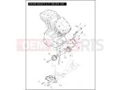 Harley-Davidson 2011 TOURING ELECTRA GLIDE CLASSIC  - FLHTC 103 ENGINE MOUNTS & STABILIZER LINK