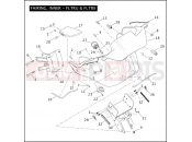 Harley-Davidson 2011 TOURING ELECTRA GLIDE CLASSIC  - FLHTC 103 FAIRING, INNER - FLTRU & FLTRX