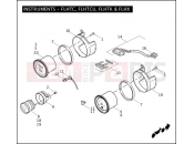 Harley-Davidson 2011 TOURING ELECTRA GLIDE CLASSIC  - FLHTC 103 INSTRUMENTS - FLHTC, FLHTCU, FLHTK & FLHX (2 OF 2)