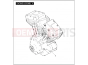 Harley-Davidson 2011 TOURING ULTRA CLASSIC  - FLHTCU ENGINE ASSEMBLY - TWIN CAM 103â¢