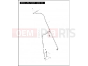 Harley-Davidson 2011 TOURING ROAD GLIDE CUSTOM  - FLTRX BRAKE LINE, FRONT - NON-ABS