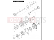 Harley-Davidson 2011 TRIKE TRI GLIDE ULTRA CLASSIC  - FLHTCUTG AXLE ASSEMBLY, REAR