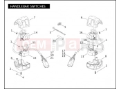 Harley-Davidson 2010 SOFTAIL HERITAGE SOFTAIL CLASSIC  - FLSTC HANDLEBAR SWITCHES