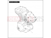 HARLEY-DAVIDSON ELECTRA GLIDE CLASSIC  - FLHTC ENGINE ASSEMBLY - TWIN CAM 96â¢