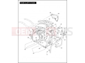 HARLEY-DAVIDSON ELECTRA GLIDE CLASSIC  - FLHTC FRAME & JIFFY STAND