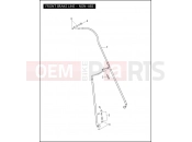 HARLEY-DAVIDSON ELECTRA GLIDE CLASSIC  - FLHTC FRONT BRAKE LINE - NON-ABS