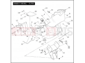 HARLEY-DAVIDSON ELECTRA GLIDE CLASSIC  - FLHTC INNER FAIRING - FLTRX
