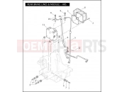 HARLEY-DAVIDSON ELECTRA GLIDE CLASSIC  - FLHTC REAR BRAKE LINES & MODULE - ABS