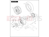 Harley-Davidson 2010 VRSC VRSCAW V-ROD  - VRSCAW REAR WHEEL
