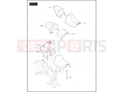 Harley-Davidson 2010 VRSC VRSCAW V-ROD  - VRSCAW SEATS