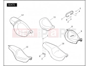 HARLEY-DAVIDSON DYNA SUPER GLIDE CUSTOM  - FXDC SEATS