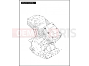 Harley-Davidson 2009 SOFTAIL ROCKER  - FXCW ENGINE ASSEMBLY - TWIN CAM 96â¢