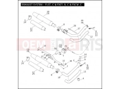 Harley-Davidson 2009 SOFTAIL SOFTAIL STANDARD  - FXST EXHAUST SYSTEM - FLST, C & FXST, B, C & FXCW, C