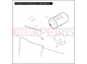 HARLEY-DAVIDSON SOFTAIL CUSTOM  - FXSTC EVAPORATIVE EMISSIONS COMPONENTS