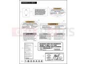 Harley-Davidson 2009 TOURING STREET GLIDE  - FLHX WARNINGS & LABELS