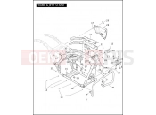 Harley-Davidson 2009 TOURING ROAD GLIDE  - FLTR FRAME & JIFFY STAND