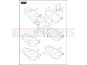 Harley-Davidson 2009 TOURING ROAD GLIDE  - FLTR SEATS