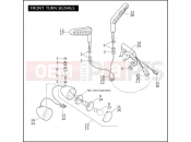 FRONT TURN SIGNALS - Harley-Davidson VRSCAW V-ROD - VRSCAW 2009