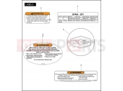 Harley-Davidson 2008 CVO/CUSTOM CVO DYNA  - FXDSE2 LABELS