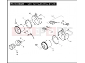 Harley-Davidson 2008 SIDECAR FLHTC SIDECAR  - SIDECAR FOR FLHTC INSTRUMENTS - FLHT, FLHTC, FLHTCU & FLHX