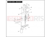 Harley-Davidson 2008 SIDECAR FLTR SIDECAR  - SIDECAR FOR FLTR FRONT FORK - BRACKETS