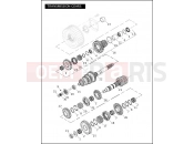 Harley-Davidson 2008 SOFTAIL SOFTAIL CUSTOM  - FXSTC TRANSMISSION GEARS
