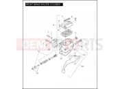 Harley-Davidson 2008 TOURING ELECTRA GLIDE STANDARD  - FLHT FRONT BRAKE MASTER CYLINDER