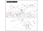 Harley-Davidson 2008 TOURING ELECTRA GLIDE STANDARD  - FLHT INNER FAIRING - FLTR
