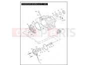 Harley-Davidson 2008 TOURING ULTRA CLASSIC  - FLHTCU TRANSMISSION BEARINGS & COVERS