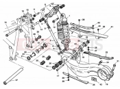 DUCATI 2000 Superbike 748 R Single-Seat REAR SHOCK ABSORBER » SWING ARM