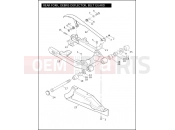 Harley-Davidson 2007 DYNA DYNA SUPER GLIDE CUSTOM  - FXDC REAR FORK, DEBRIS DEFLECTOR, BELT GUARD