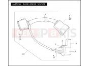 Harley-Davidson 2007 TOURING ELECTRA GLIDE STANDARD  - FLHT HARNESS, BANK ANGLE SENSOR