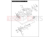 Harley-Davidson 2007 TOURING ELECTRA GLIDE CLASSIC  - FLHTC TRANSMISSION BEARINGS & COVERS