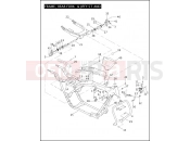 Harley-Davidson 2007 TOURING ROAD GLIDE  - FLTR FRAME, REAR FORK & JIFFY STAND