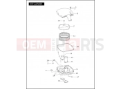 AIR CLEANER - Harley-Davidson CVO V-ROD - VRSCSE2 2006