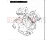 ENGINE ASSEMBLY - COMPLETE - Harley-Davidson CVO VR DESTROYER - VRXSE 2006