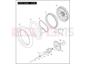 FRONT WHEEL - LACED - Harley-Davidson DYNA STREET BOB - FXDBI 2006