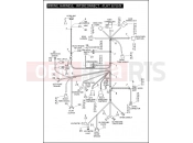 WIRING HARNESS, INTERCONNECT - FLHT & FLHX - Harley-Davidson ROAD KING - FLHR 2006