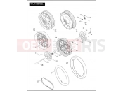 Harley-Davidson 2006 TOURING ELECTRA GLIDE STANDARD  - FLHTI FRONT WHEEL