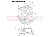 HARLEY-DAVIDSON VRSCD NIGHT ROD  - VRSCD 105 CRANKCASE - UPPER & LOWER