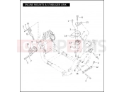 HARLEY-DAVIDSON VRSCD NIGHT ROD  - VRSCD 105 ENGINE MOUNTS & STABILIZER LINK