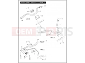 HARLEY-DAVIDSON VRSCD NIGHT ROD  - VRSCD 105 HANDLEBAR & THROTTLE CONTROL