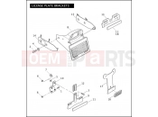 HARLEY-DAVIDSON DYNA SUPER GLIDE  - FXD LICENSE PLATE BRACKETS
