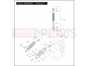 HARLEY-DAVIDSON DYNA SUPER GLIDE  - FXD SHOCK ABSORBERS - HYDRAULIC