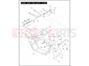 FRAME, REAR FORK & JIFFY STAND (2 OF 2) - Harley-Davidson FLHT/I SIDECAR - SIDECAR FOR FLHT/I 2005