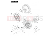 Harley-Davidson 2005 SOFTAIL SOFTAIL DELUXE  - FLSTN FRONT WHEEL (1 OF 2)