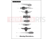 Harley-Davidson 2005 SOFTAIL SOFTAIL STANDARD  - FXST FUEL TANK TRIM
