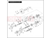 HARLEY-DAVIDSON SOFTAIL DEUCE  - FXSTD TRANSMISSION GEARS